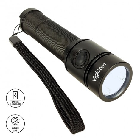 Vigicom LT-3B0W : Lampe torche compacte pour agent de sécurité Vigicom LT-3B0W : Lampe torche compacte pour agent de sécurité