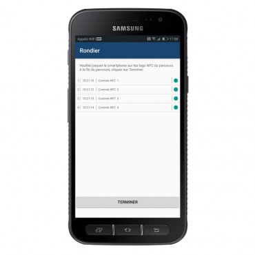 Logiciel de contrôle de ronde sur Smartphone Android