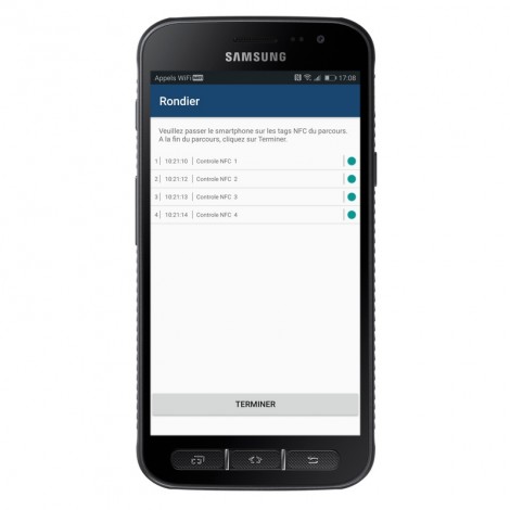 Logiciel de contrôle de ronde sur Smartphone Android Logiciel de contrôle de ronde sur Smartphone Android